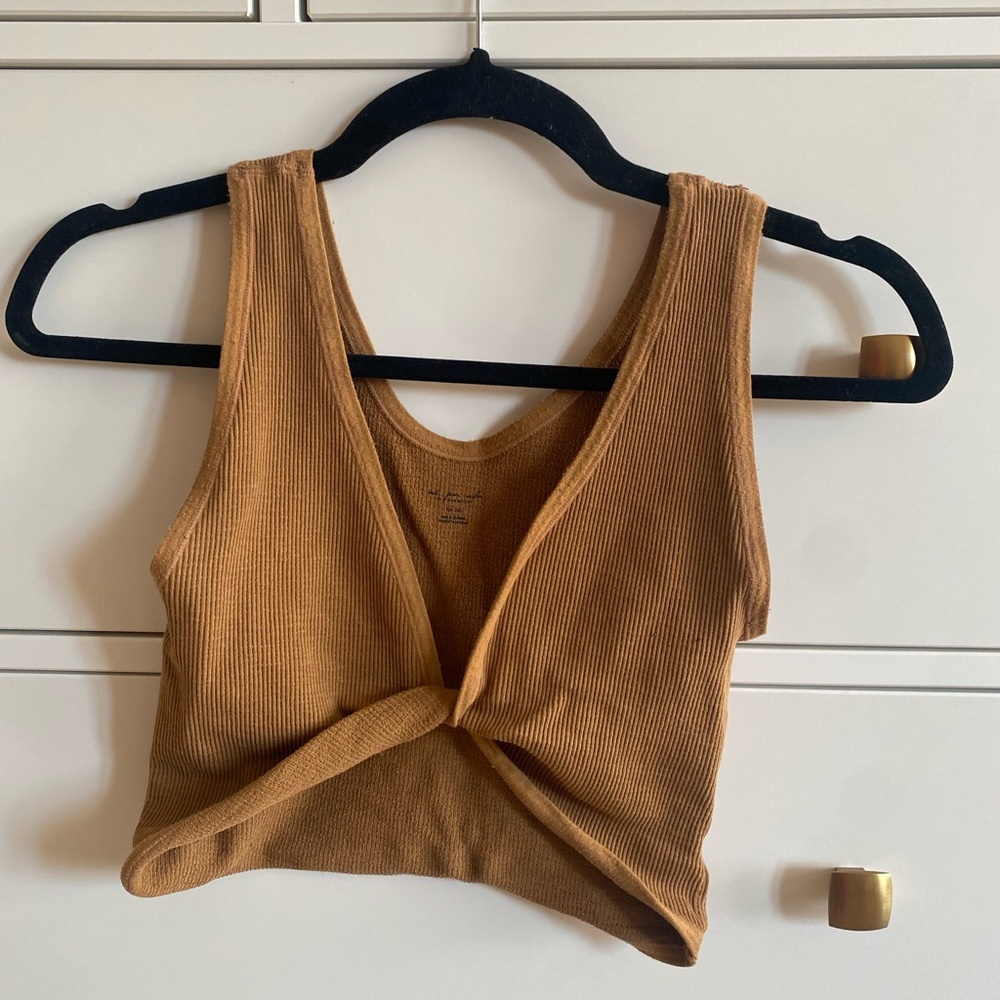Urban Outfitters | Out From Under Wrap it up Twist Front Seamless Tank Top